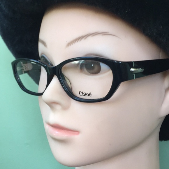 Chloe Black Glasses w/ White Case ﻿ ﻿